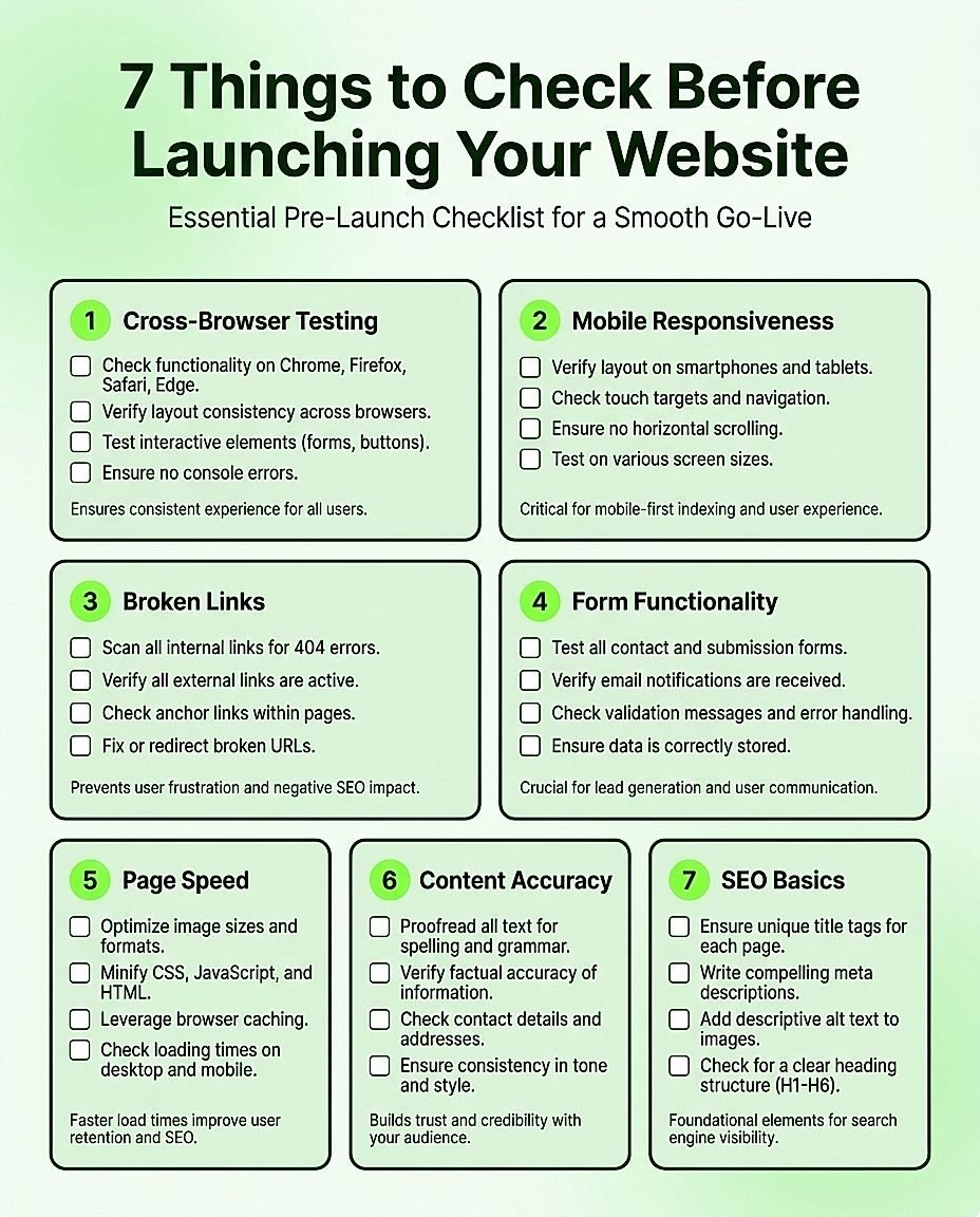 Checklist infographic example created with Visly