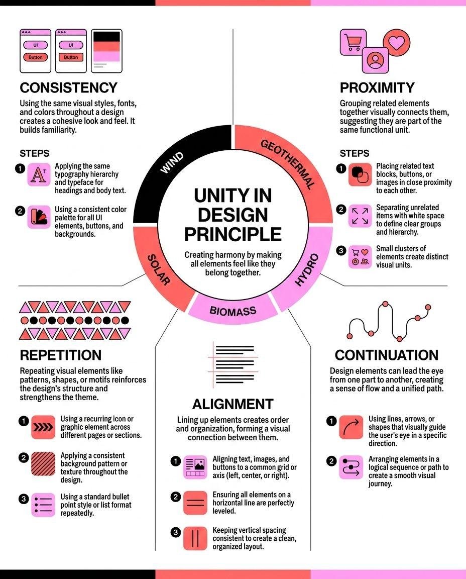 What is Unity in Design Principle and How to Use It (With Examples)