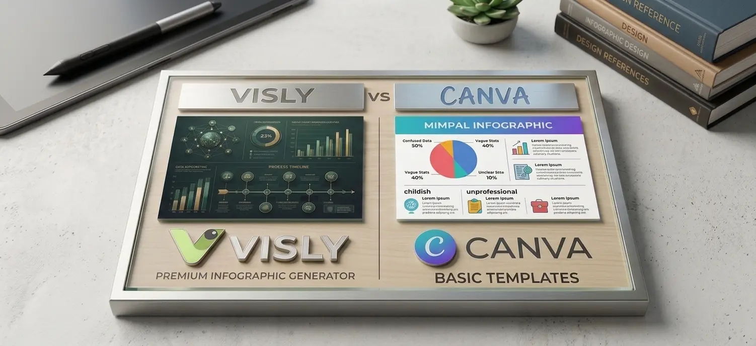 Visly vs Canva for LinkedIn Graphics: Which One Actually Saves You Time?
